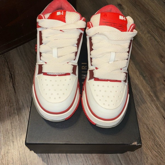 Amiri MA-1 Mesh Bi Color High Top Sneakers - Picture 2 of 9
